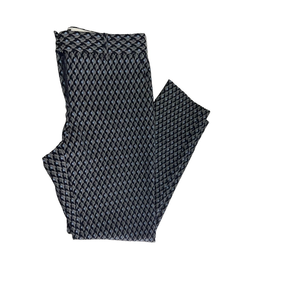 (b42/7)Theory Classic Skinny Ankle Plaid Pants Size2